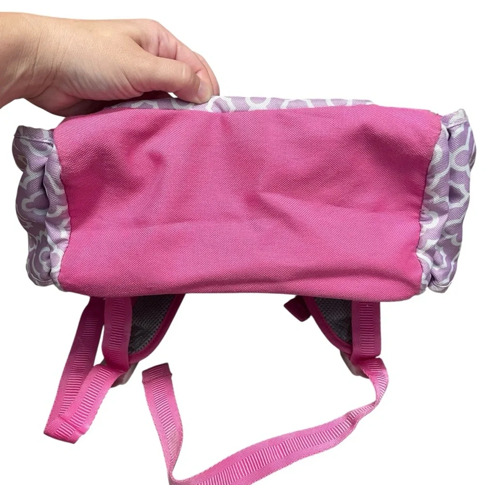Pottery Barn Kids Purple and Pink Geometric Pattern Small‎ Backpack
